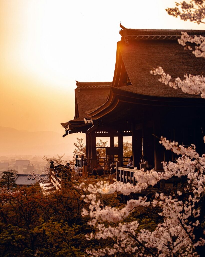 Pagoda near Kiyomizu-dera temple in the Higashiyama district of Kyoto