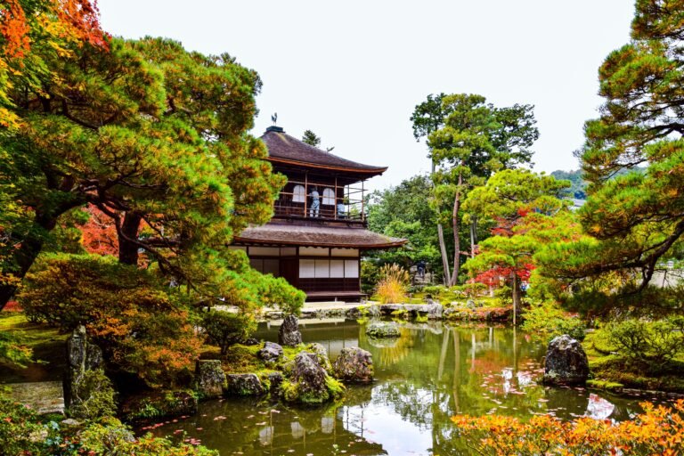 Ginkaku-ji, the Silver Pavilion, in Kyoto's Higashiyama district
