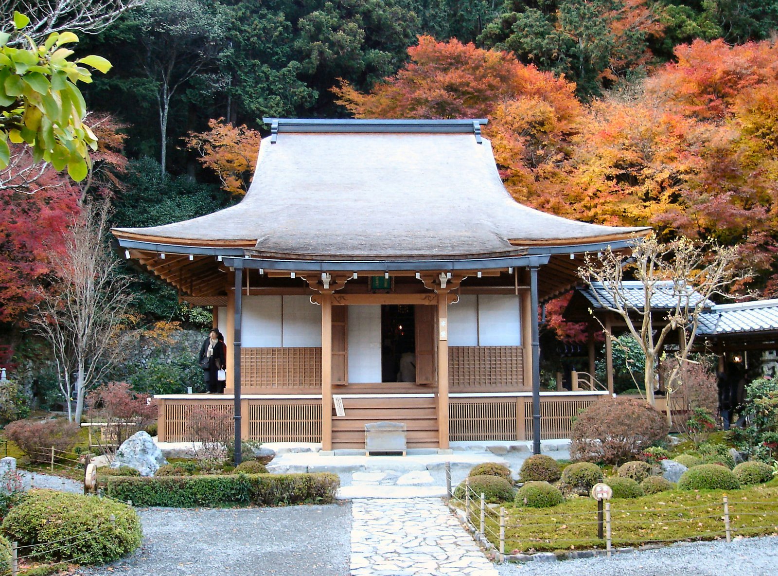 Jakko-in Temple hall in Ohara, Kyoto
