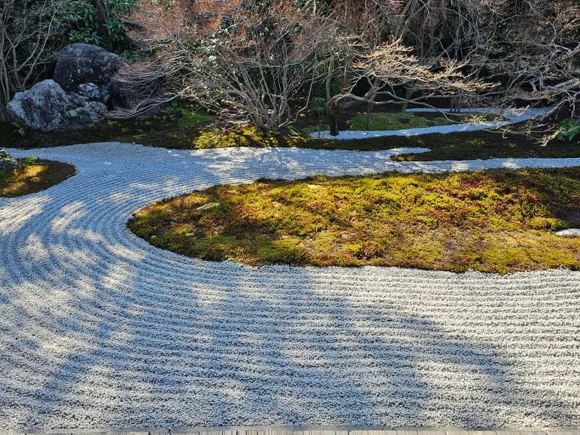 The moss garden at Kenninji temple in Kyoto