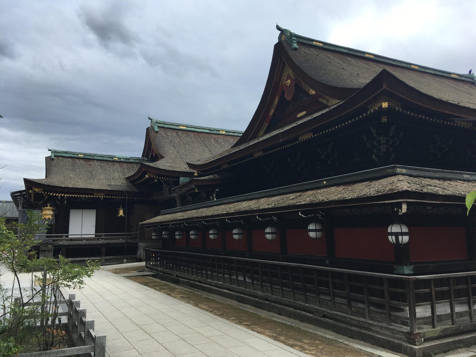 Kitano Tenmangu's main shrine hall