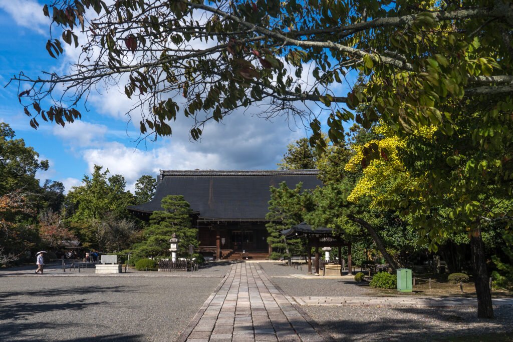 Taishiden hall dedicated to Prince Shotoku at Koryu-ji temple