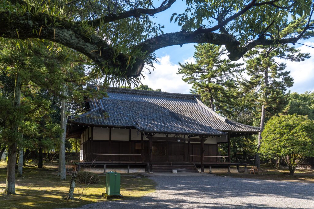Yakushi-do hall at Koryu-ji temple in Kyoto